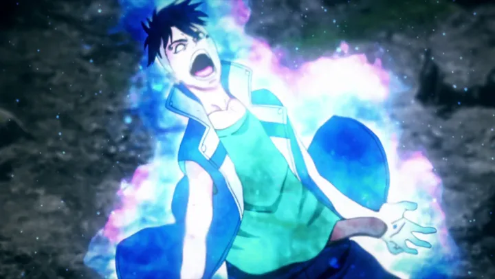 Scene from the Kara, Kawaki and Isshiki arc of Boruto: Naruto Next Generations
