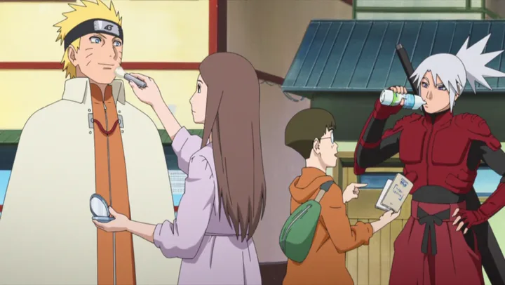 Scene from the Anime-Original Interludes and the Code Arc arc of Boruto: Naruto Next Generations