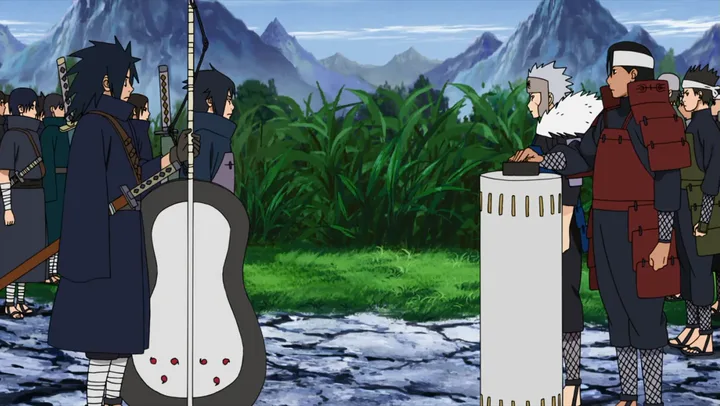 Scene from the Fourth Great Ninja War arc of Naruto Shippuden