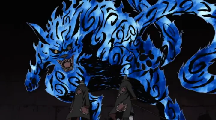 Scene from the Sasuke Search and the Akatsuki Hunt arc of Naruto Shippuden