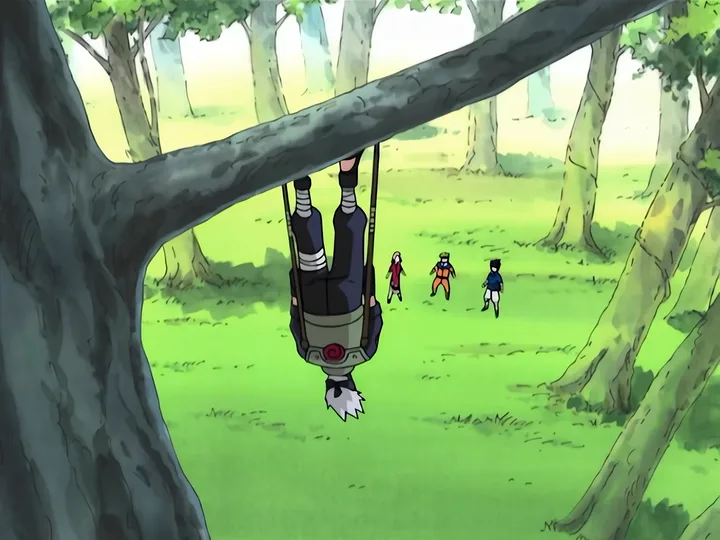 Scene from the Prologue - Land of Waves arc of Naruto