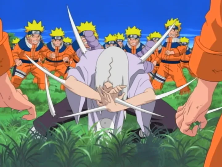 Scene from the Sasuke Recovery Mission arc of Naruto