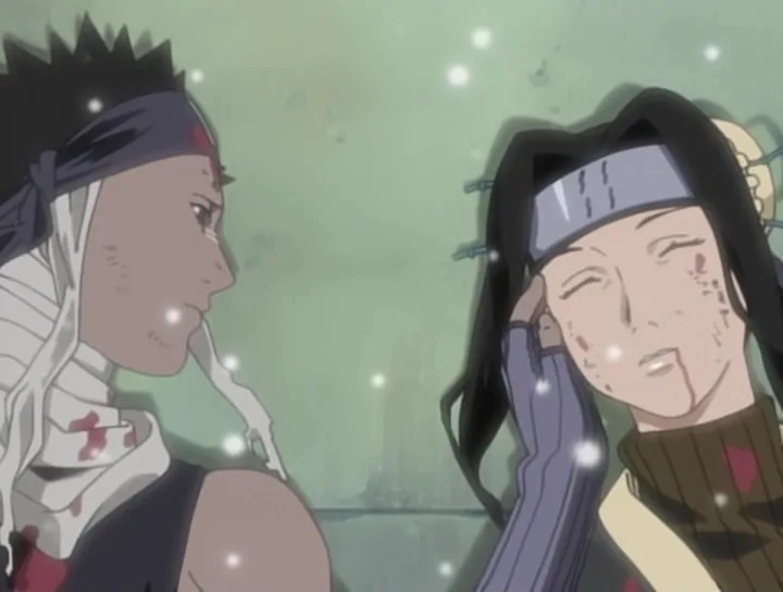 Still from Naruto episode 19, The Demon in the Snow