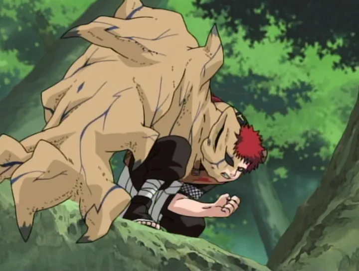 Scene from the Konoha Crush arc of Naruto